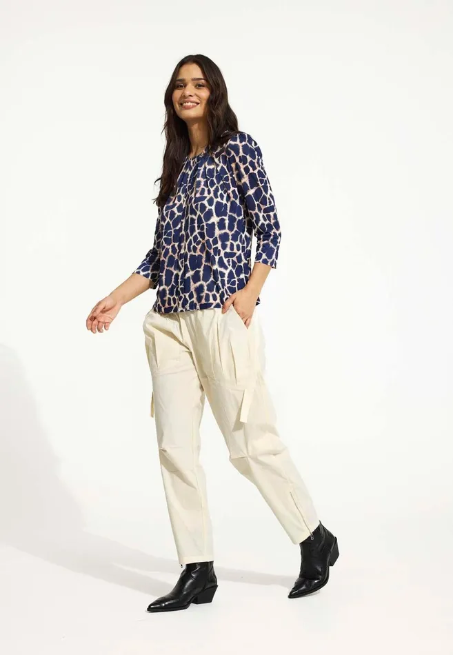 IN FRONT BLOUSES SHIRTS Women MARCIA BLOUSE 16562 501 Blue 501 IN FRONT BLOUSES SHIRTS Women MARCIA BLOUSE 16562 501 Blue 501