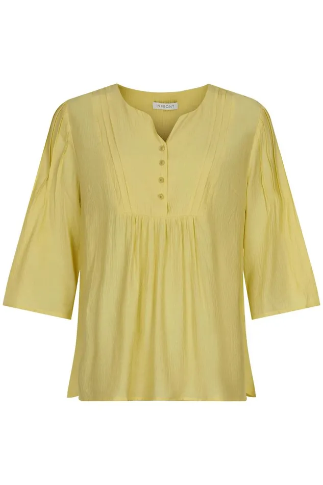 IN FRONT BLOUSES SHIRTS Women MEJSE BLOUSE 14928 711 Light Yellow 711