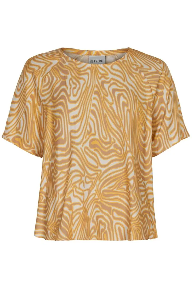 IN FRONT BLOUSES SHIRTS Women MILES BLOUSE 14971 708 Yellow 708