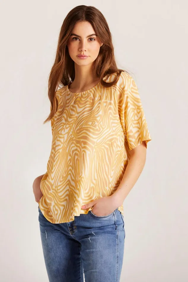 IN FRONT BLOUSES SHIRTS Women MILES BLOUSE 14971 708 Yellow 708