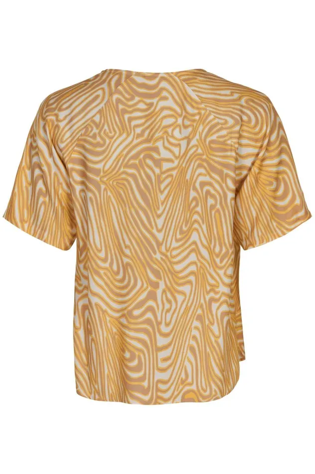 IN FRONT BLOUSES SHIRTS Women MILES BLOUSE 14971 708 Yellow 708