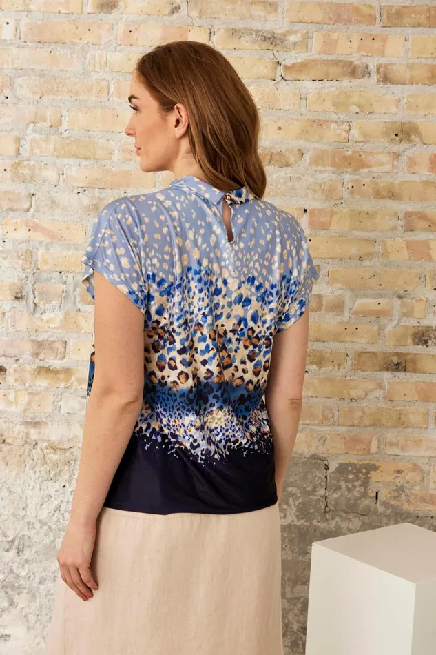 IN FRONT BLOUSES SHIRTS Women MILLI BLOUSE 16300 501 Blue 501
