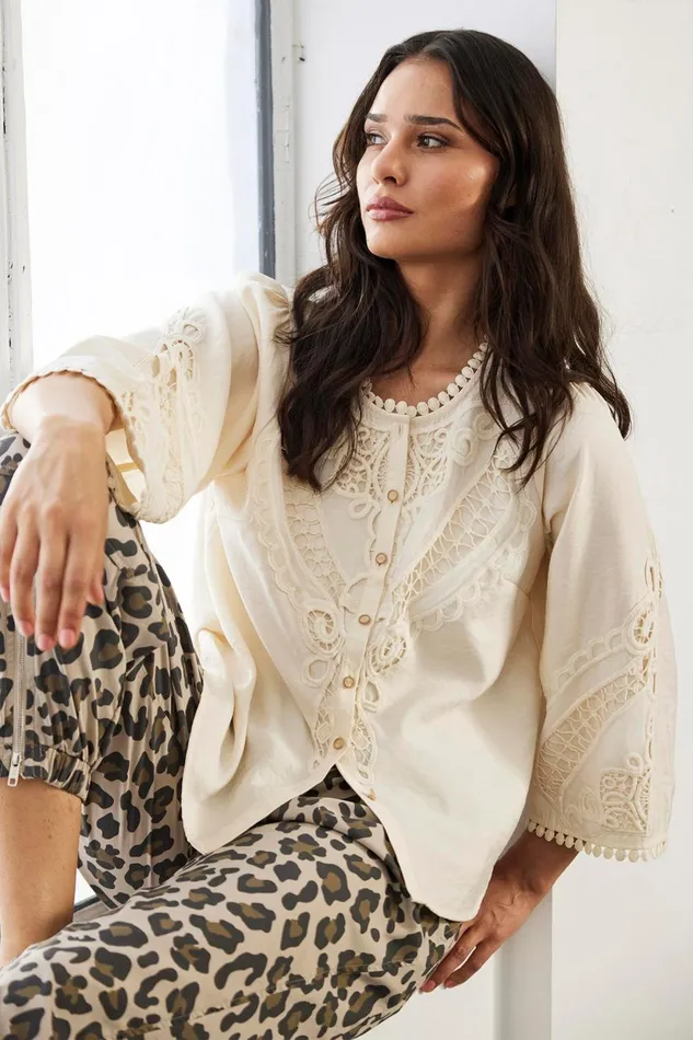 IN FRONT BLOUSES SHIRTS Women MIS SHIRT 16322 005 Cream 005