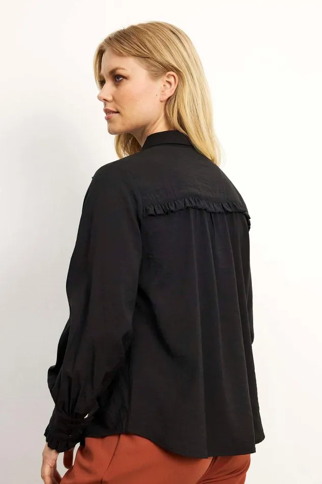 IN FRONT BLOUSES SHIRTS Women MOLLY SHIRT 15861 999 Black 999