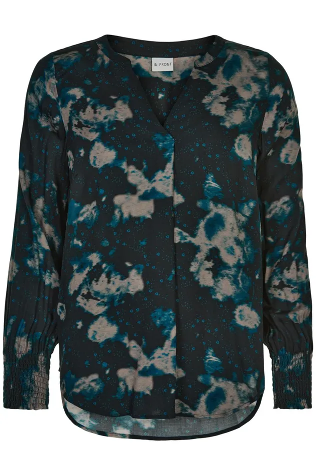 IN FRONT BLOUSES SHIRTS Women NICOLA BLOUSE 14758 999 Black 999