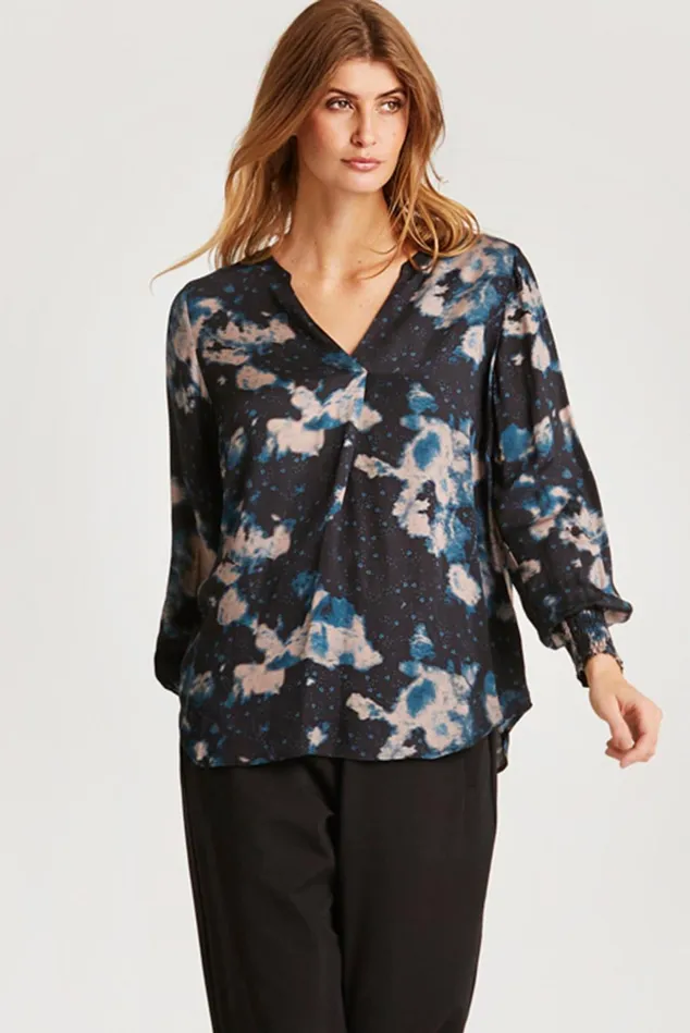 IN FRONT BLOUSES SHIRTS Women NICOLA BLOUSE 14758 999 Black 999
