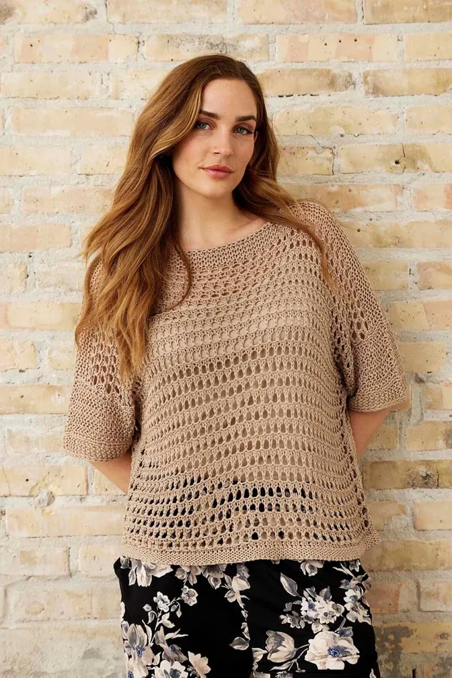 IN FRONT BLOUSES SHIRTS Women NOVA KNIT BLOUSE 16123 191 Sand 191
