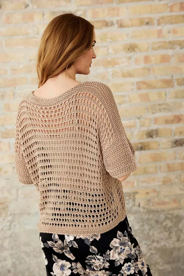 IN FRONT BLOUSES SHIRTS Women NOVA KNIT BLOUSE 16123 191 Sand 191