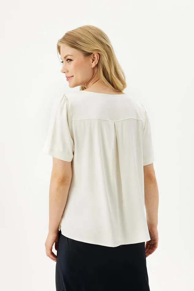 IN FRONT BLOUSES SHIRTS Women ROZA BLOUSE 16366 020 Off White 020