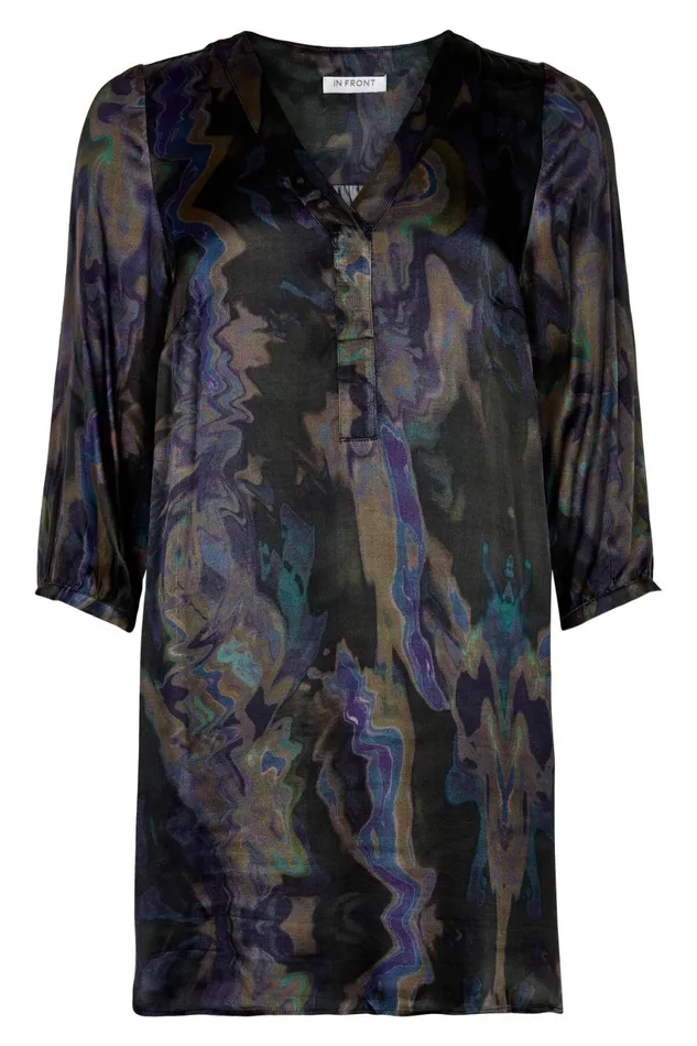 IN FRONT BLOUSES SHIRTS Women SAGA TUNIC 15443 801 Brown 801