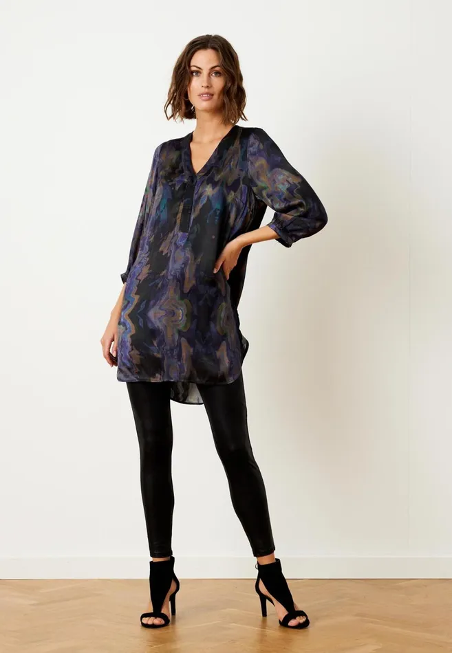 IN FRONT BLOUSES SHIRTS Women SAGA TUNIC 15443 801 Brown 801
