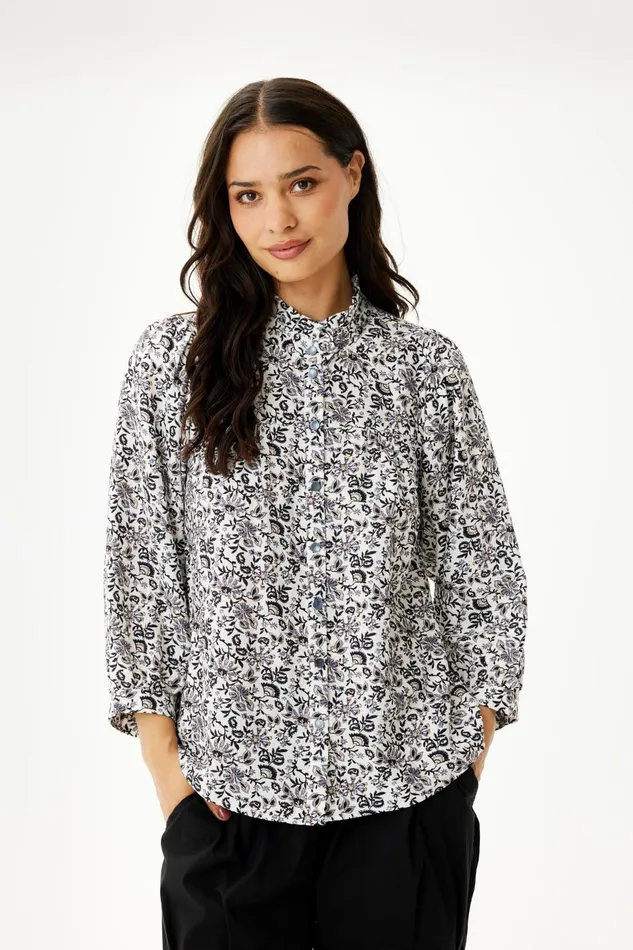 IN FRONT BLOUSES SHIRTS Women SCARLET SHIRT 16422 020 Off White 020