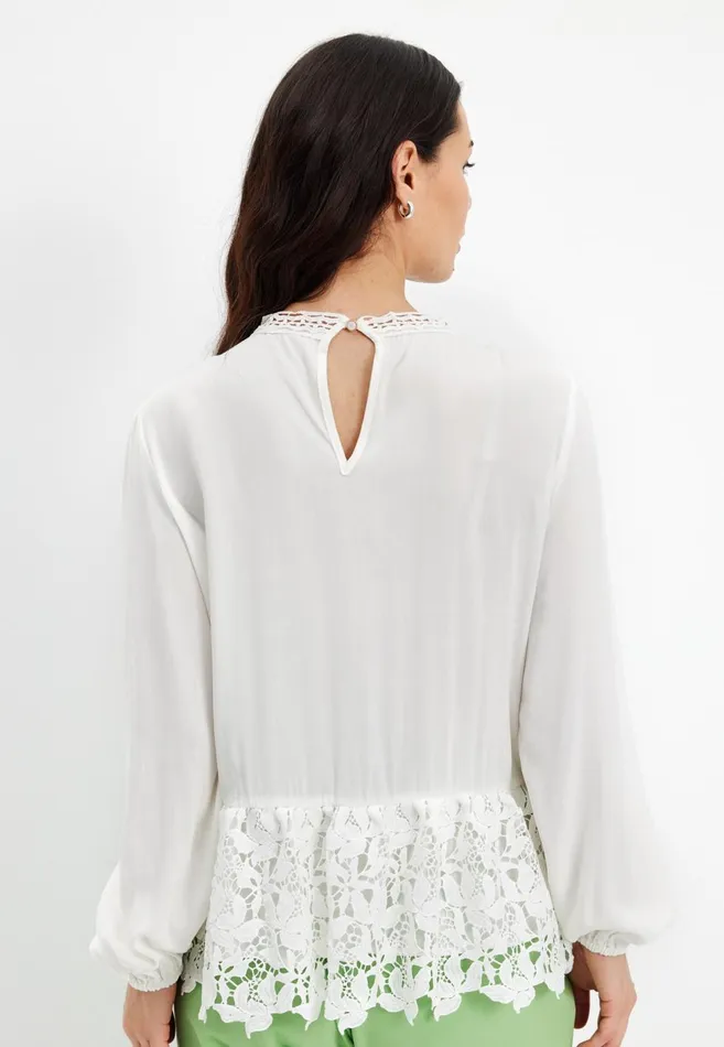 IN FRONT BLOUSES SHIRTS Women SIMONE BLOUSE 15635 010 White 010