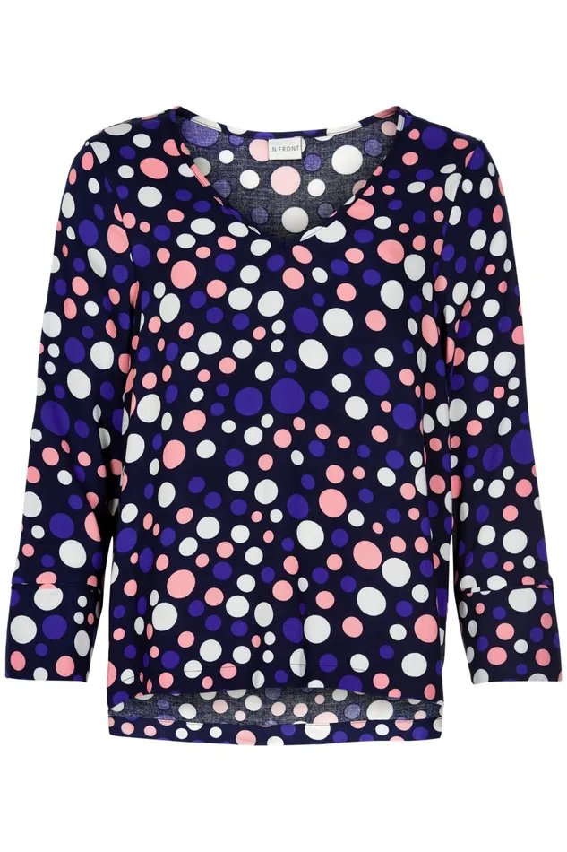 IN FRONT BLOUSES SHIRTS Women SINNA BLOUSE 13139 Navy 591