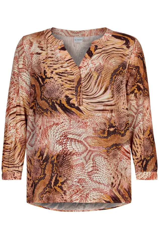 IN FRONT BLOUSES SHIRTS Women SOFFI BLOUSE 13712 115 Sahara 115