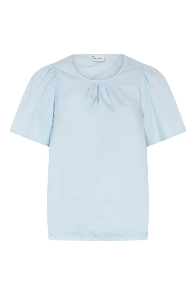 IN FRONT BLOUSES SHIRTS Women VALERIA BLOUSE 15580 505 Light Blue 505