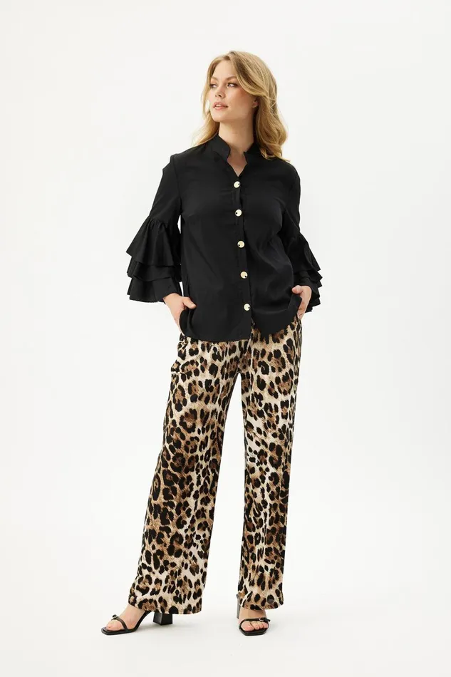 IN FRONT BLOUSES SHIRTS Women VIKKY SHIRT 16307 999 Black 999