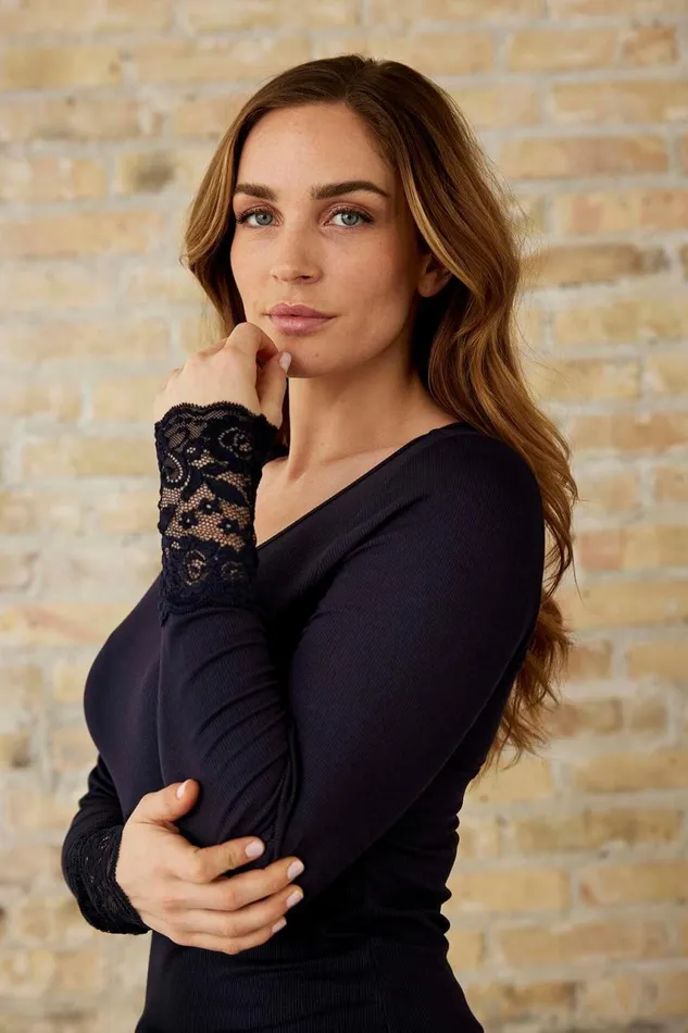 IN FRONT BLOUSES SHIRTS Women VIVIAN BLOUSE 15862 591 Navy 591
