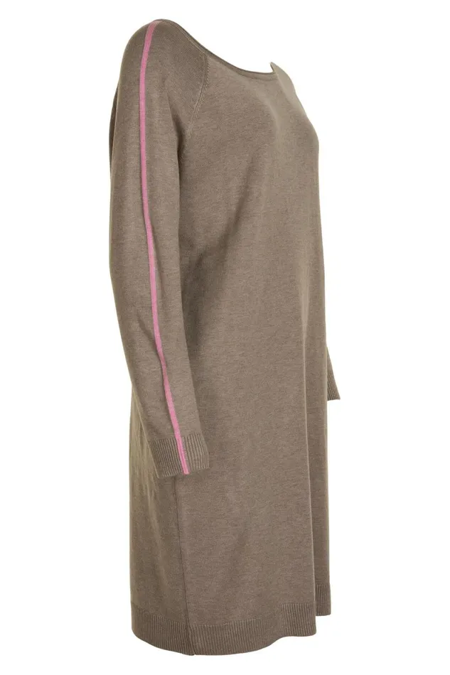 IN FRONT CARDIGANS KNITS Women CAMILLE KNIT DRESS 14815 812 Cafe Latte 815