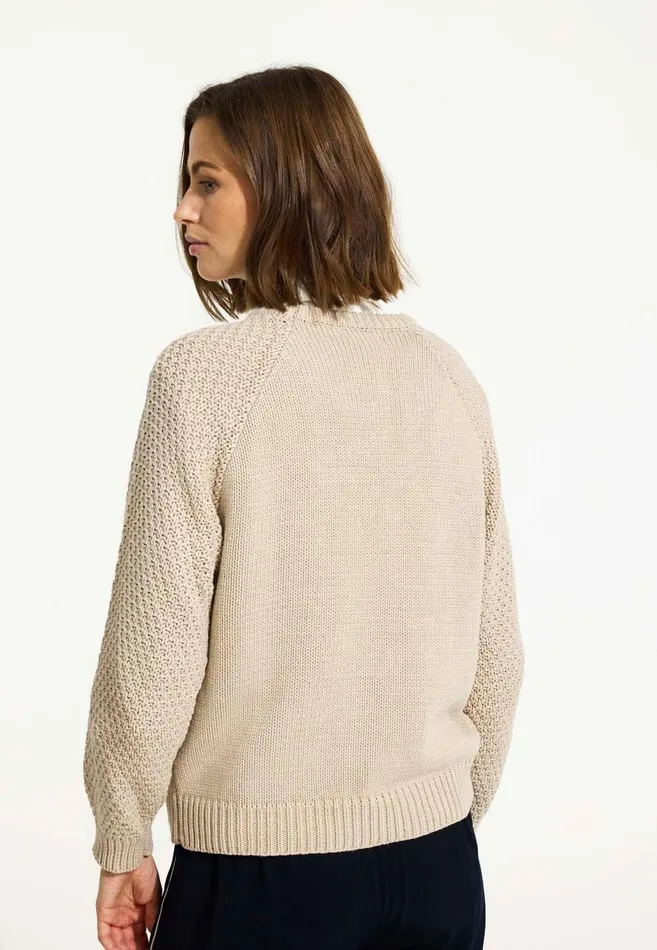 IN FRONT CARDIGANS KNITS Women CAMOMILE BLOUSE 16269 191 Sand 191 IN FRONT CARDIGANS KNITS Women CAMOMILE BLOUSE 16269 191 Sand 191