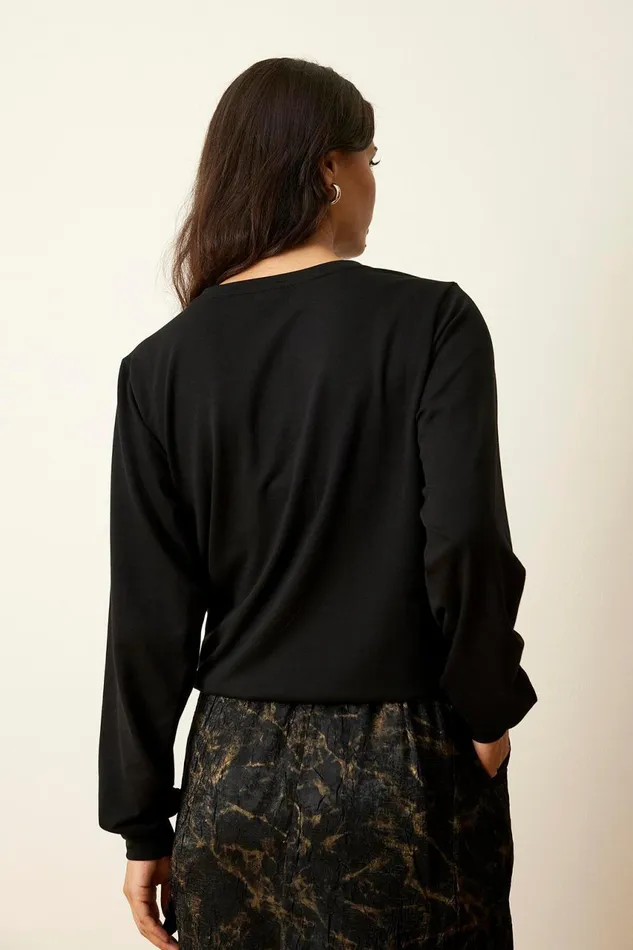 IN FRONT CARDIGANS KNITS Women DOLLY SWEATSHIRT 15948 999 Black 999