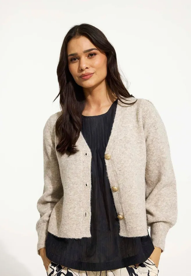 IN FRONT CARDIGANS KNITS Women JENNY CARDIGAN 16519 190 Nature 190