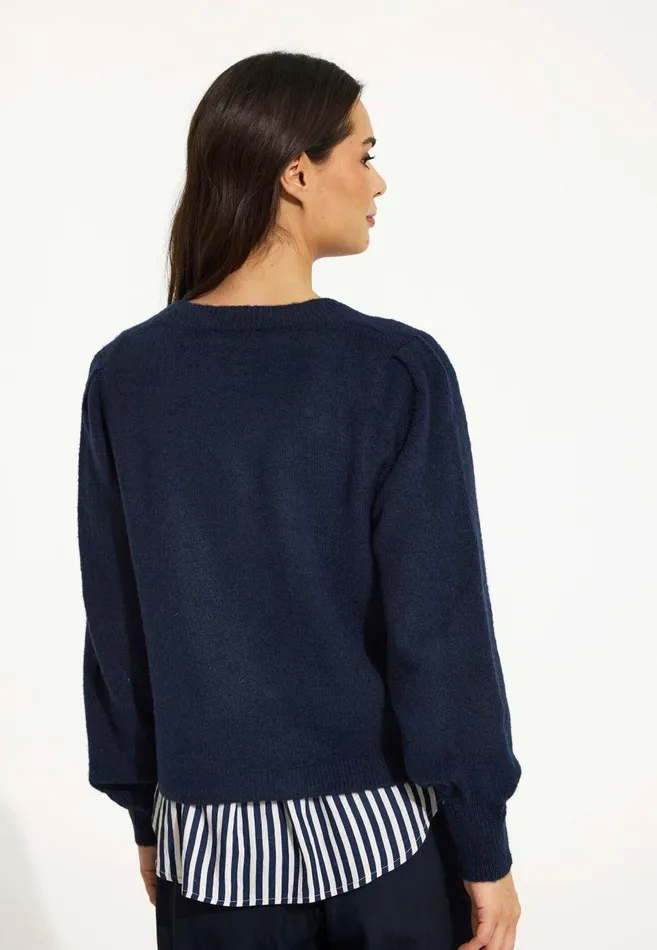 IN FRONT CARDIGANS KNITS Women JENNY CARDIGAN 16519 591 Navy 591