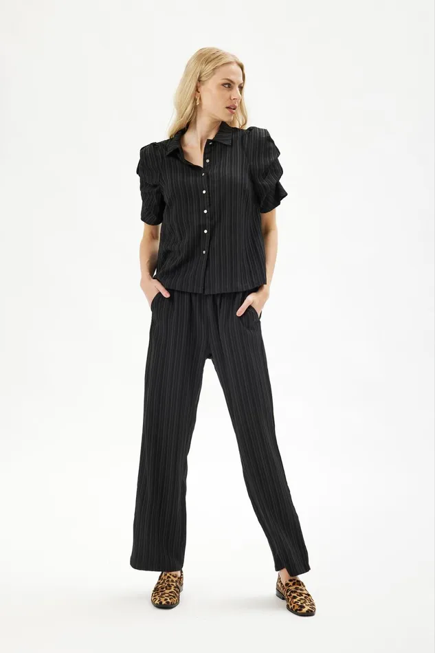 IN FRONT CARDIGANS KNITS Women LINDA PANTS 16330 999 Black 999 IN FRONT CARDIGANS KNITS Women LINDA PANTS 16330 999 Black 999
