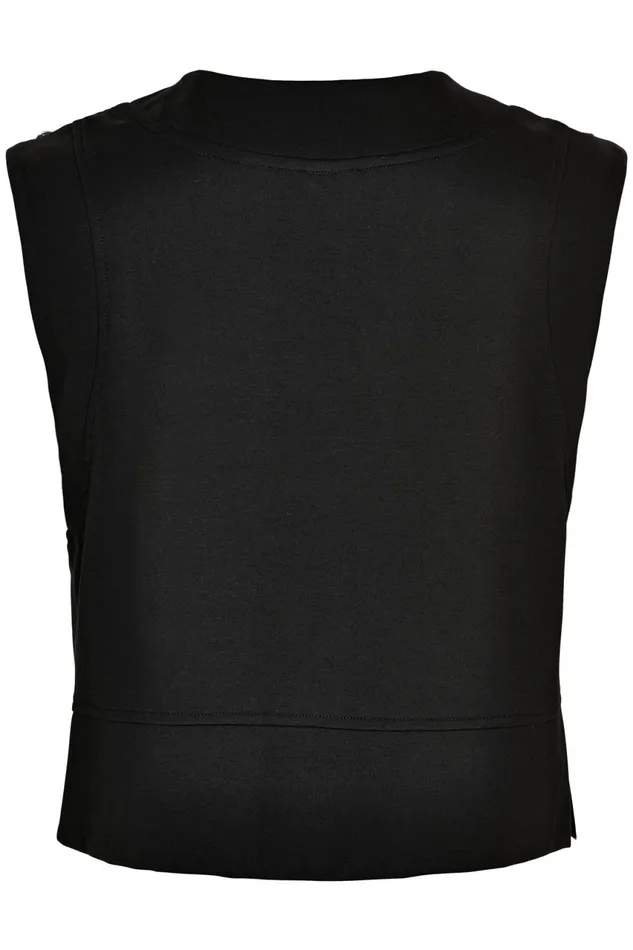 IN FRONT CARDIGANS KNITS Women LINDA VEST 14173 999 Black 999