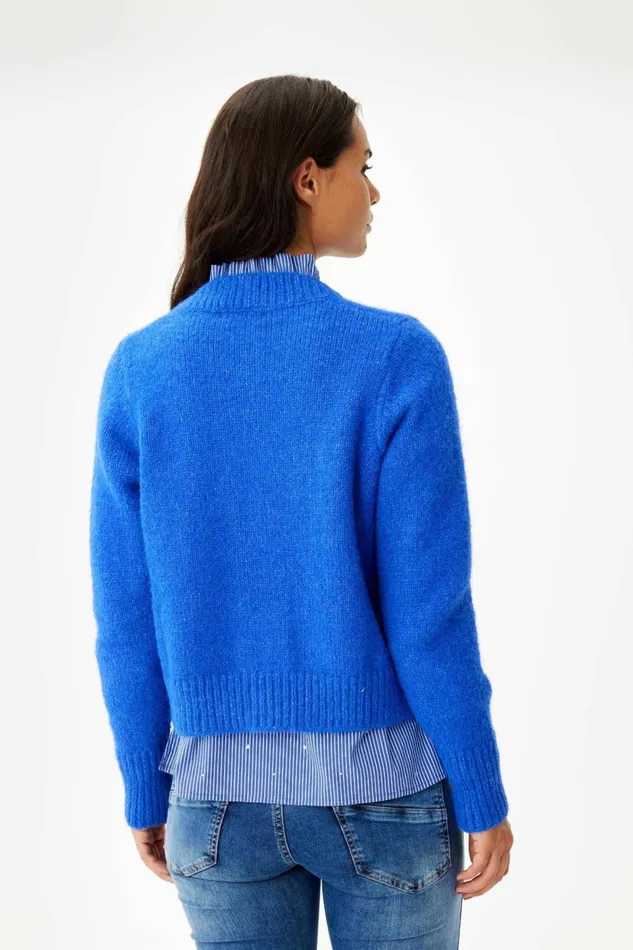 IN FRONT CARDIGANS KNITS Women LOUISA CARDIGAN 16305 502 Royal Blue 502
