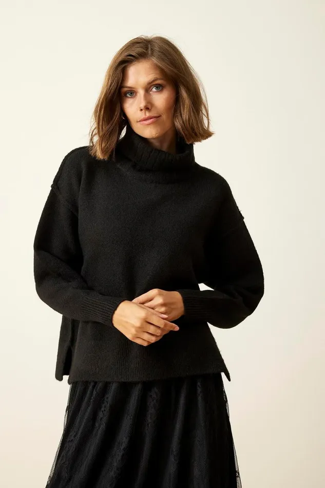 IN FRONT CARDIGANS KNITS Women LOULOU SWEATER 15950 999 Black 999