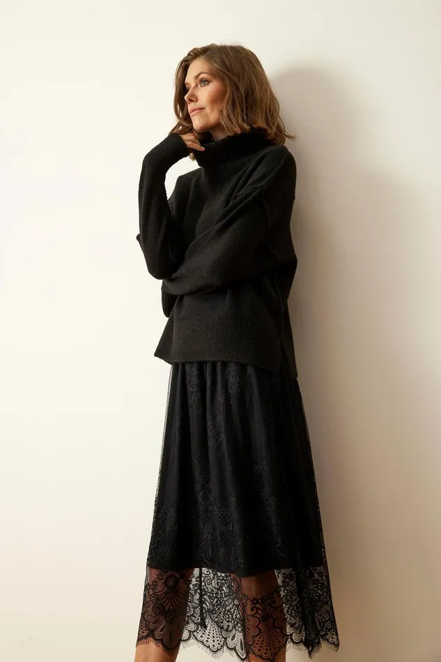 IN FRONT CARDIGANS KNITS Women LOULOU SWEATER 15950 999 Black 999