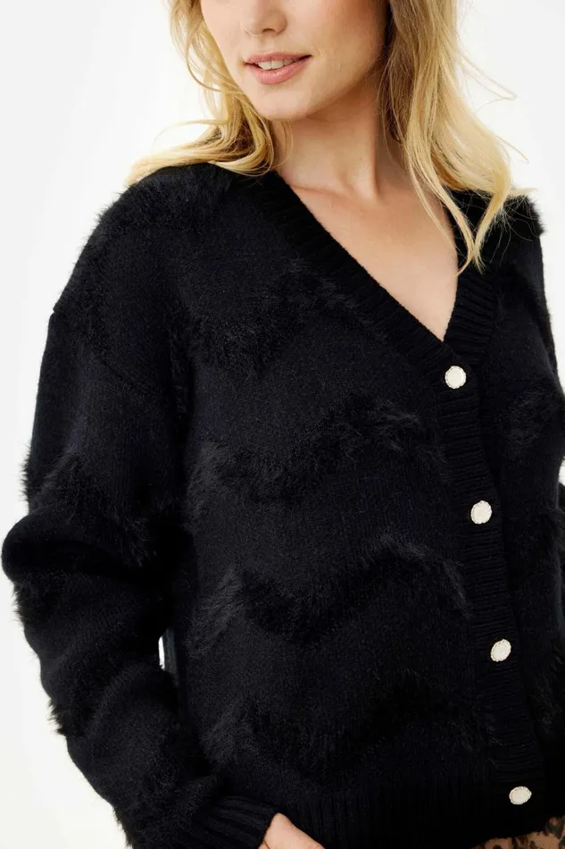 IN FRONT CARDIGANS KNITS Women NICO CARDIGAN 16270 999 Black 999