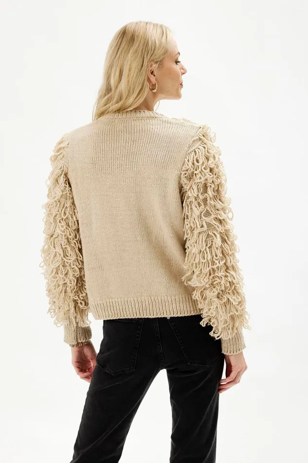 IN FRONT CARDIGANS KNITS Women RITZ CARDIGAN 16271 191 Sand 191