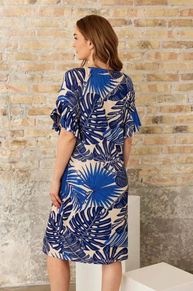 IN FRONT DRESSES Women ADVENTURE DRESS 16252 501 Blue 501