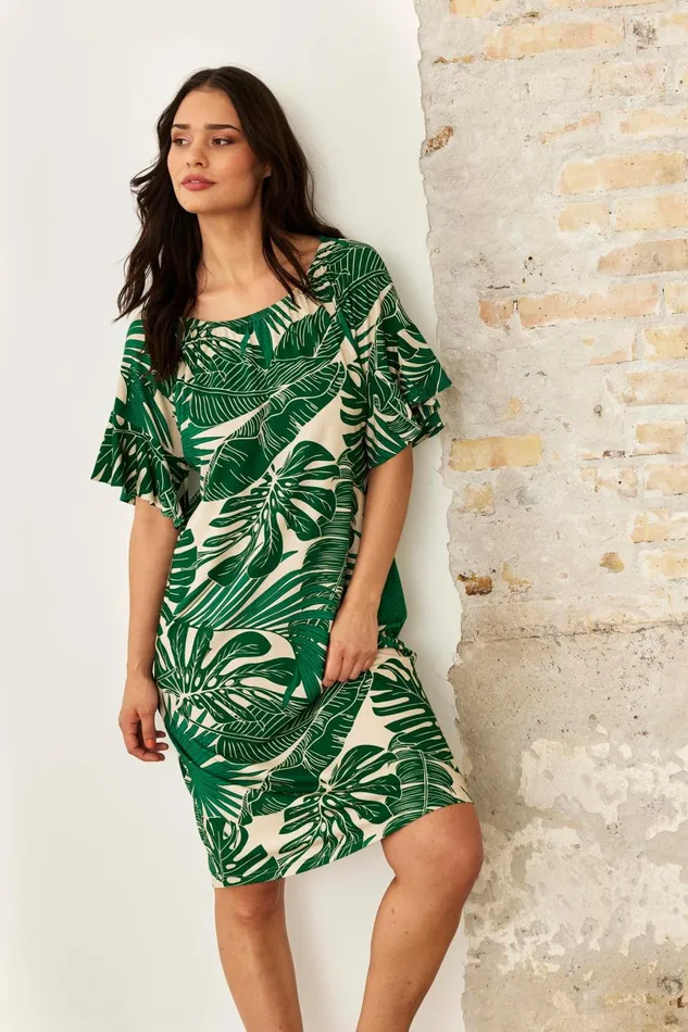 IN FRONT DRESSES Women ADVENTURE DRESS 16252 615 Green 615