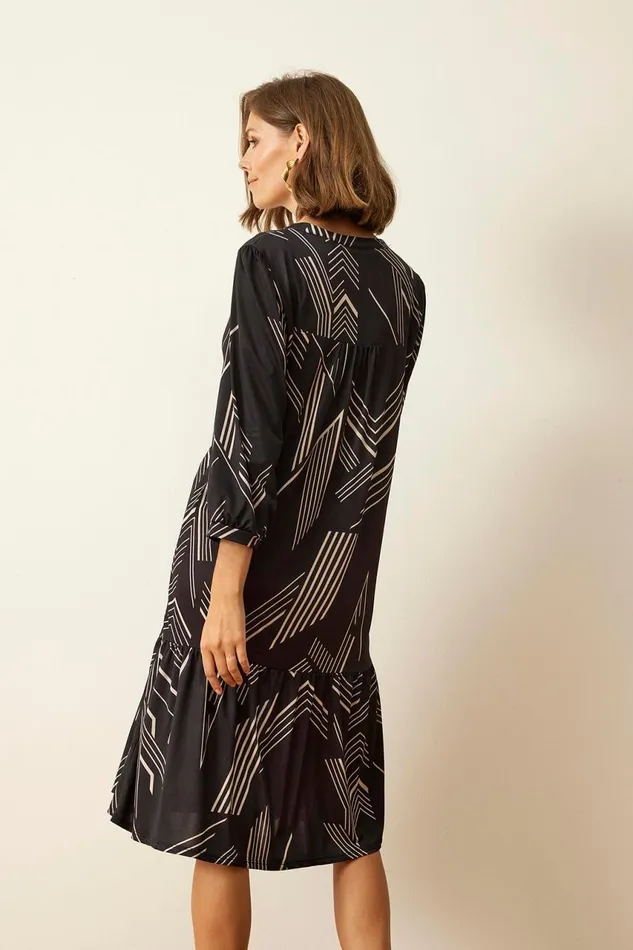 IN FRONT DRESSES Women ANISIA DRESS 16007 999 Black 999