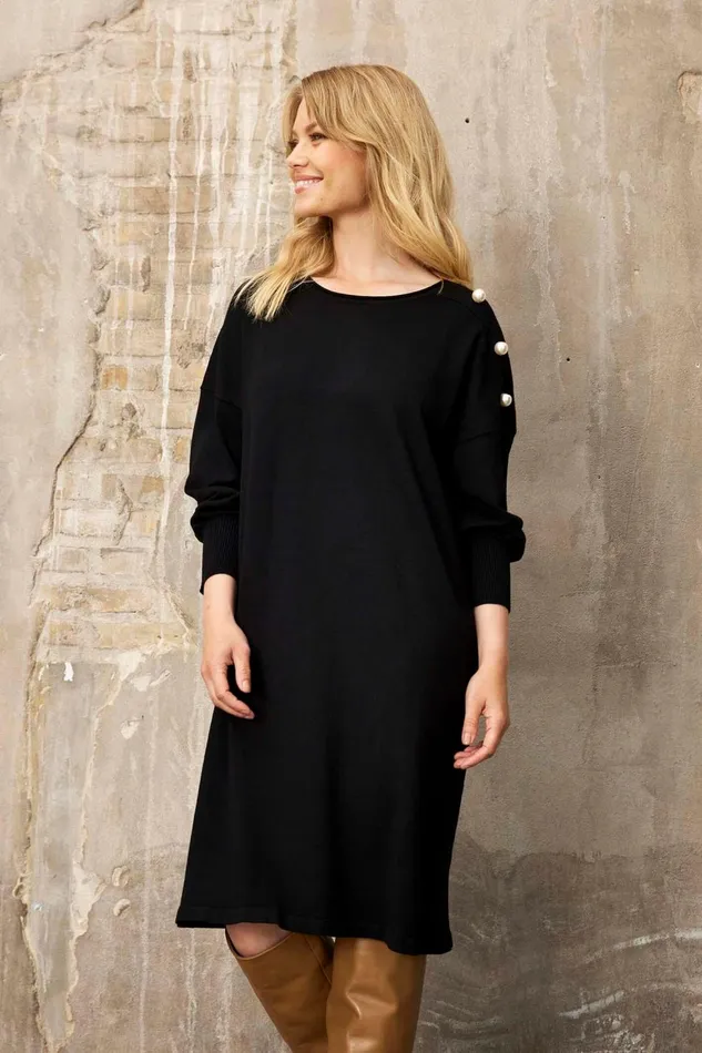 IN FRONT DRESSES Women CAMILLE DRESS 15857 999 Black 999 IN FRONT DRESSES Women CAMILLE DRESS 15857 999 Black 999