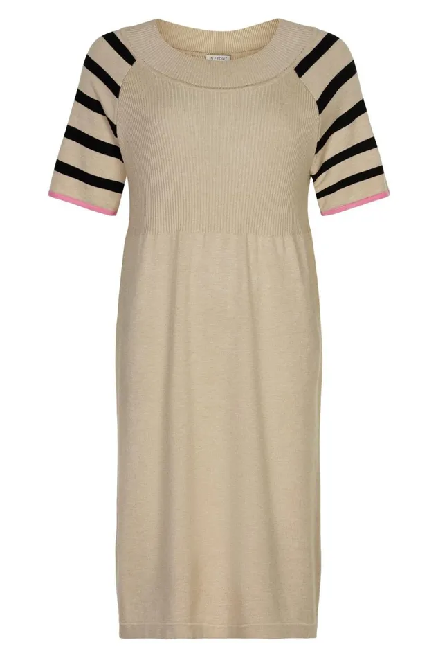 IN FRONT DRESSES Women CAMILLE KNIT DRESS 14922 191 Sand 191