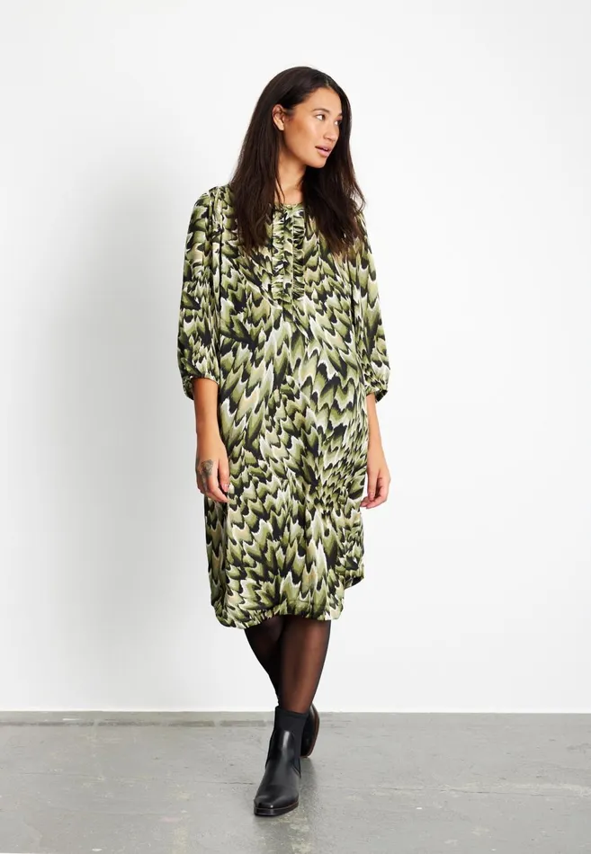 IN FRONT DRESSES Women CHANTAL DRESS 15434 615 Green 615