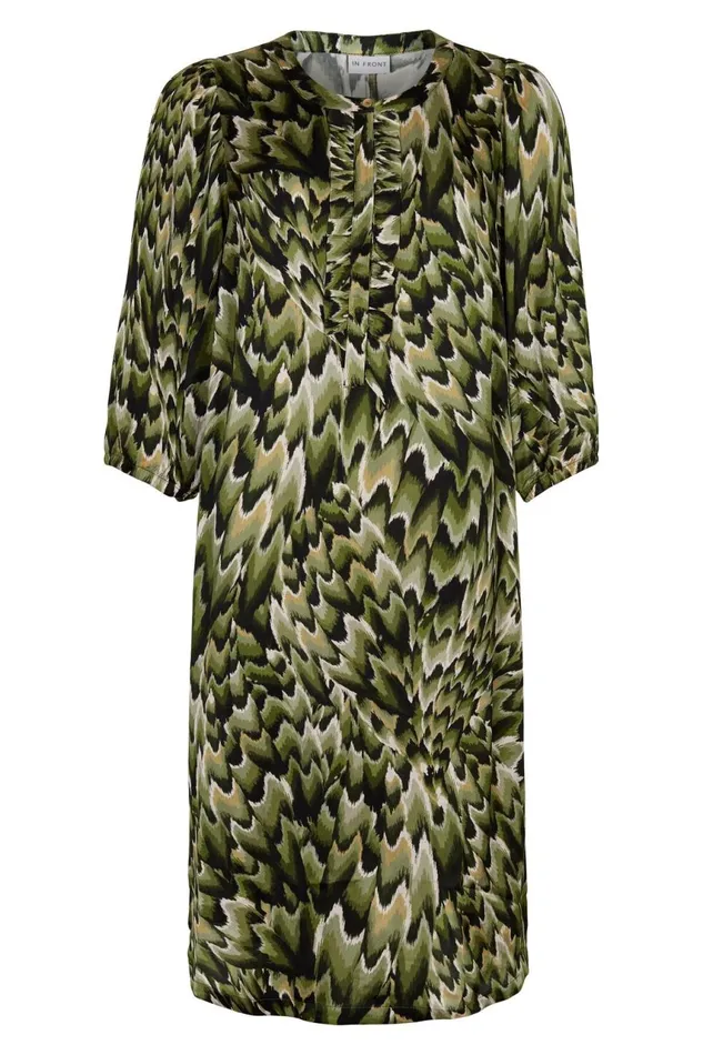 IN FRONT DRESSES Women CHANTAL DRESS 15434 615 Green 615