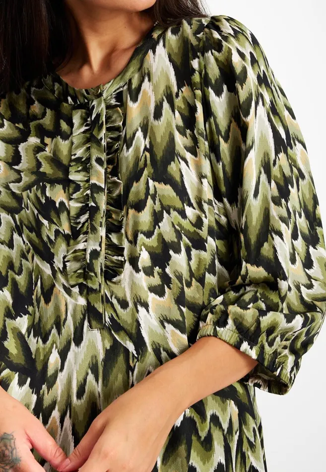 IN FRONT DRESSES Women CHANTAL DRESS 15434 615 Green 615