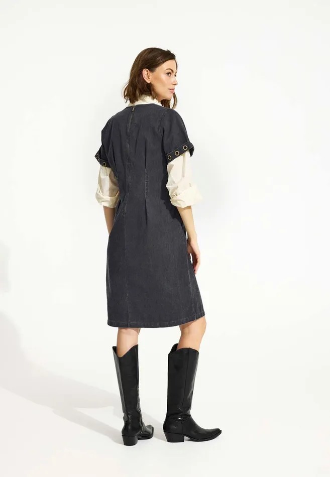 IN FRONT DRESSES Women EDDY DRESS 16529 921 Grey 921 IN FRONT DRESSES Women EDDY DRESS 16529 921 Grey 921