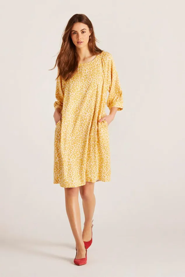IN FRONT DRESSES Women ELSI DRESS 14937 708 Yellow 708