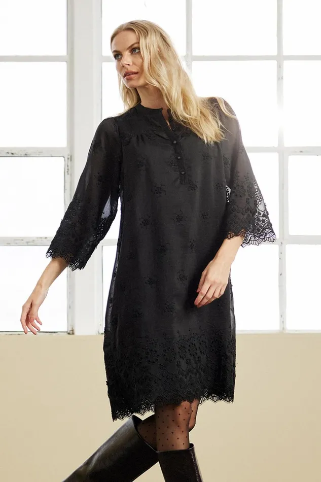 IN FRONT DRESSES Women ESME DRESS 16475 999 Black 999