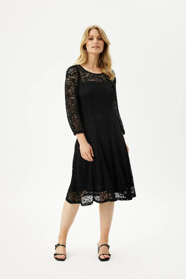 IN FRONT DRESSES Women GINA DRESS 16408 999 Black 999