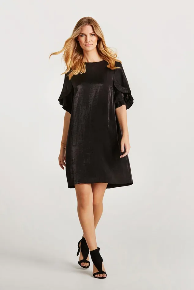 IN FRONT DRESSES Women KAYLA DRESS 14748 999 Black 999