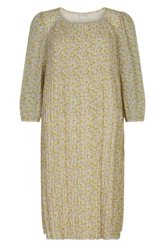 IN FRONT DRESSES Women LINA PLISSE DRESS 14912 708 Yellow 708