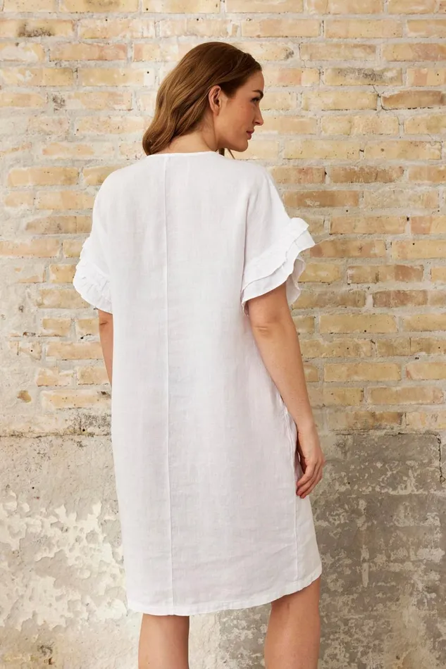 IN FRONT DRESSES Women LINO DRESS 16233 010 White 010