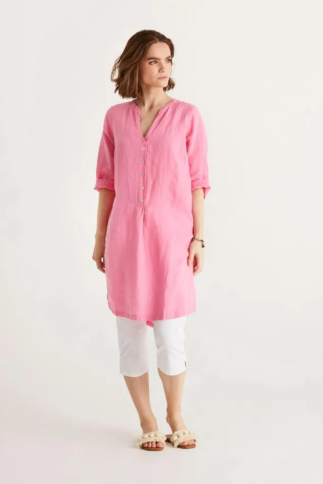 IN FRONT DRESSES Women LINO TUNIC 15044 221 Pink 221